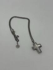 Wolfgang Joop Kette „Kreuz“ mit Perlmutt 925 Versilbert 42cm