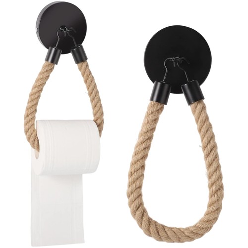Toilettenpapierhalter hanfseil - toilettenpapierhalter,