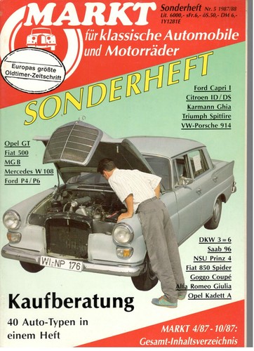 Oldtimer markt sonderheft nr - oldtimer-,