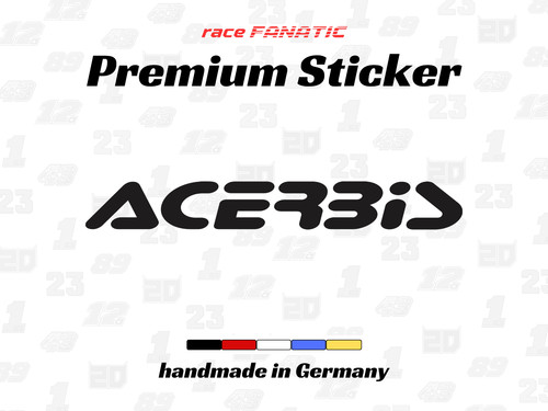 Acerbis logo vinyl sticker - vinyl, –