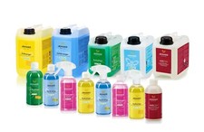 Jemako Glasreiniger Bodenpflege Kraftreiniger Sanitärreiniger Kaminglas AshExGel