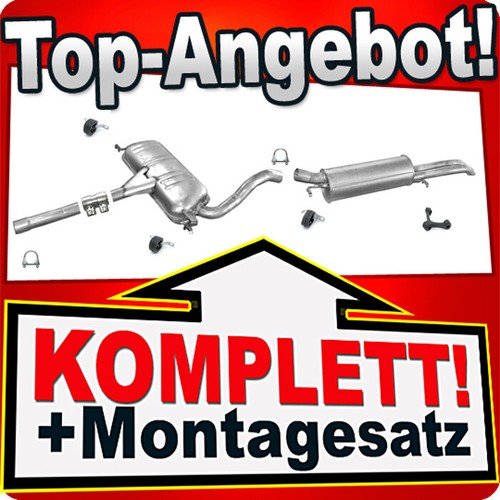 Auspuff für audi 2 - für, 2.6