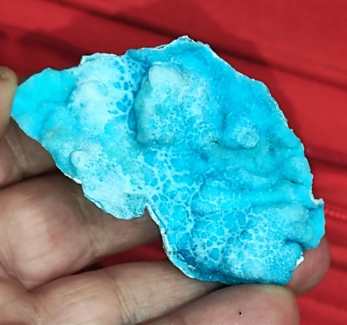 Blaues hemimorphit exemplar - blaues, hemimorphit-exemplar