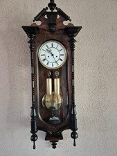 Gustav Becker miniatur 2 Gewichts wanduhr ( 0713 )