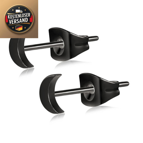 Titanium damen ohrringe stud - titanium,