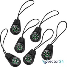 Mini Kompass 2cm am Band Rucksack Kompass Survival Prepper Überleben NEU