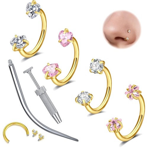 Septum piercing hufeisen - septum,