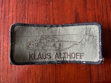 Original Namensschild Bundesluftwaffe