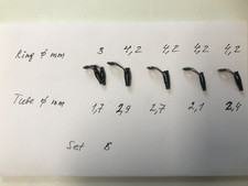 Rutenbau , Rutenreparatur .SIC- Rutenringe mit Hülle  6 St. Set-6.