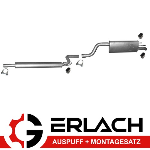 Auspuff für opel - meriva, b