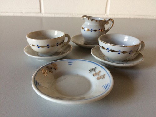 Vintage puppen kaffeeservice - puppen,