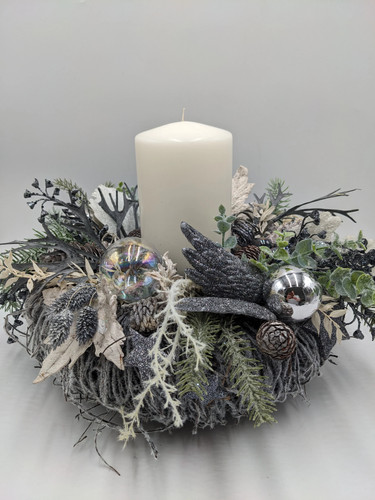 Adventskranz kugel zapfen - kugel,