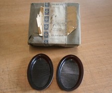 Paar neu Cellonscheibe Rückleuchtenglas Eierleuchte VW Käfer Ovali NOS