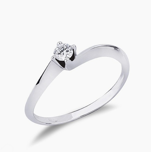 Valentino solitär ring 18kt - valentino,