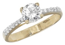 Klassischer 9 ct/Karat Gelb