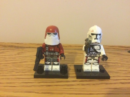 Lego star wars custom marine - lego,