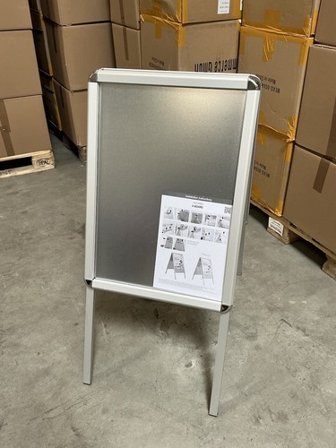 Plakatständer bord silber - plakatständer,,