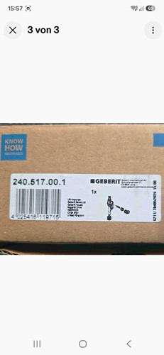 Geberit wasserteil für - geberit,