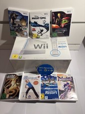 Wii Konsole + Zubehörpaket + 8 Spiele Nintendo OVP komplett Spielekonsole 