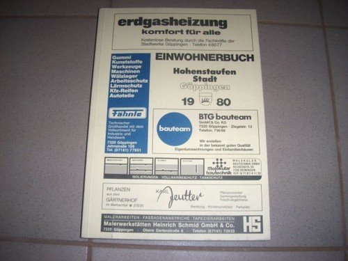 Göppingen einwohnerbuch - göppingen,,