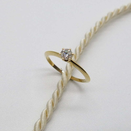 585 gold solitärring - 585/-er,