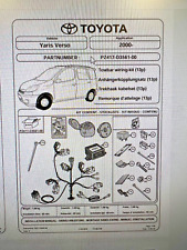 Toyota Yaris Verso PZ417-D3561-00 E-Satz 13-Polig Original