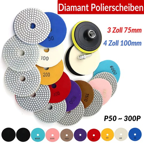 Diamant polierscheiben klett - diamant,