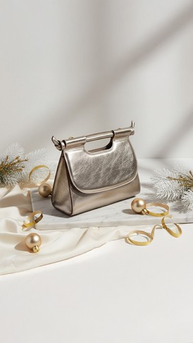 Leder handtasche diamante oro - diamante,