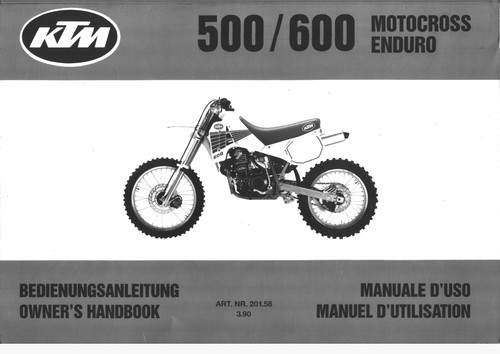 Werkstatthandbuch ktm 500 exc - werkstatthandbuch,