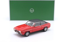 Ford Capri II Ghia 3.0 Baujahr 1974-1977 spanisch rot / schwarz 1:18 TOURING