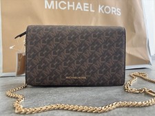 Michael Kors Clutch Jet Set mit Mit Goldener Kette UVP 195€