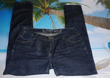 Peckott Denim Jeans Hose blau