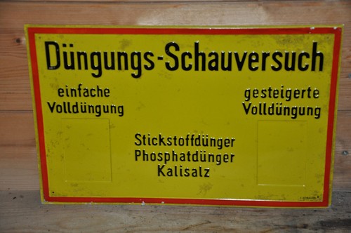 Altes blechschild 50er - 50er, jahre
