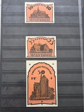 Deutsches Reich Lot von 198 Notgeldscheinen Reutergeld im Album guter Zustand !