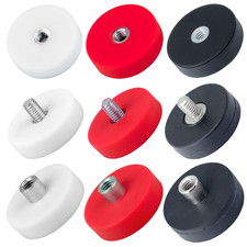 Neodym Magnet Gummiert Magnete mit Gewinde Bohrung Außengewinde bis 55KG Stark