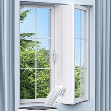 Fensterabdichtung für mobile Klimageräte ohne Bohren, weiß