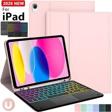Schutz Hülle mit Touchpad Tastatur Für iPad 11 10 9 8 7 Gen Air 6 5 4 3 Pro 11