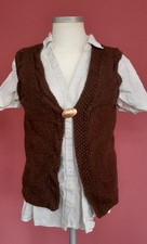 Strickweste  Gr. 36 schoko