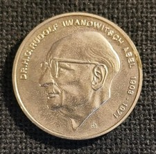 Medaille DDR: Dr. Rudolf Abel