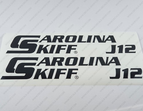 Carolina skiff j12 boot logo - carolina,
