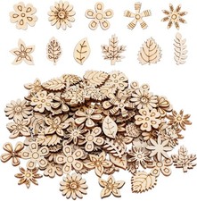 100 Stück Holz deko Streudeko