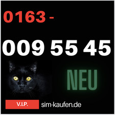 Prepaid SIM- Karte Ortel Mobile Rufnummer NEU Nummer Internet 5G 000955455555000