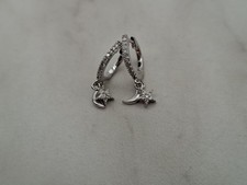 Weißgold 585 Ohrringe Creolen