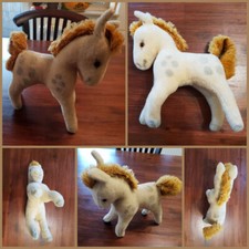 Antik Pferd FOHLEN Ostalgie