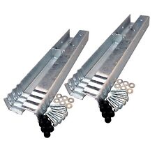 Erdanker 500 mm 4er Set Bodenanker einbetonieren Befestigungsanker Winkelanker