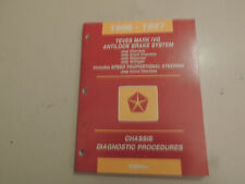 Diagnostic manual Diag Werkstatthandbuch 1996-1997 Jeep Wrangler Grand Cherokee