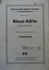 Noten für diatonische Handharmonika, Blaue Adria