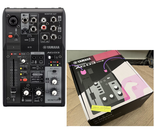 Yamaha ag03mk2 schwarz - ag03mk2,