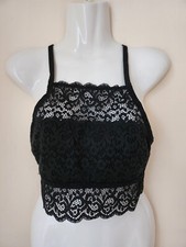 Crop Top mit Spitze Gr.34