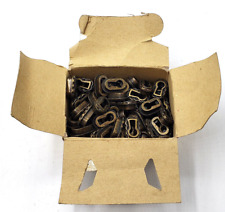 70 Stück Huwil Schlüsselbuchsen mit Plättchen Typ 9265 Altmessing